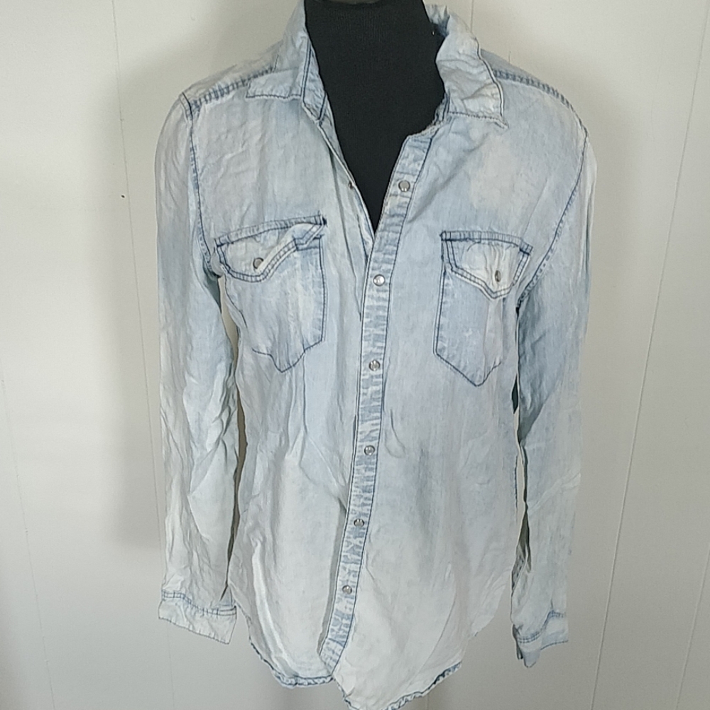 H&M Button Down Denim Shirt